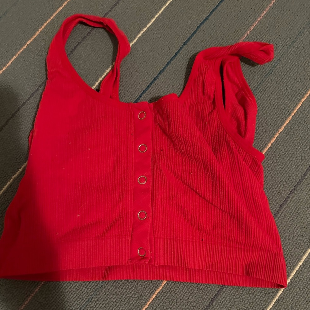 red tank top size small